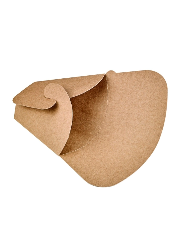 Rożek kraft crepe naleśnik 15x18,5x6cm op. 50 sztuk