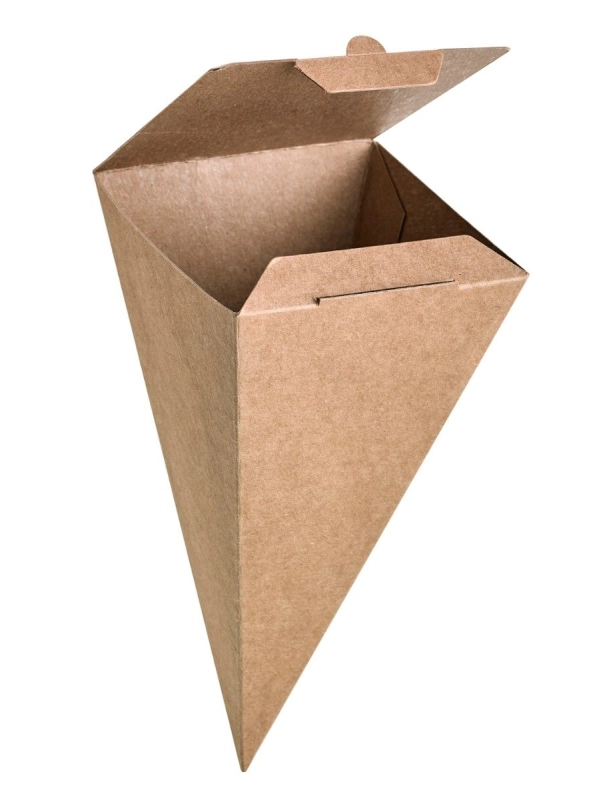 Rożek KRAFT zamykany 9x9x19cm op. 25 sztuk