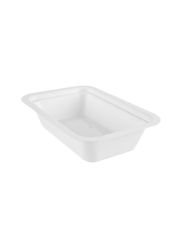 Seria 3" pojemnik z trzciny cukrowej 500ml VEGWARE 190x130x45mm, biodegradowalny op.50 sztuk"
