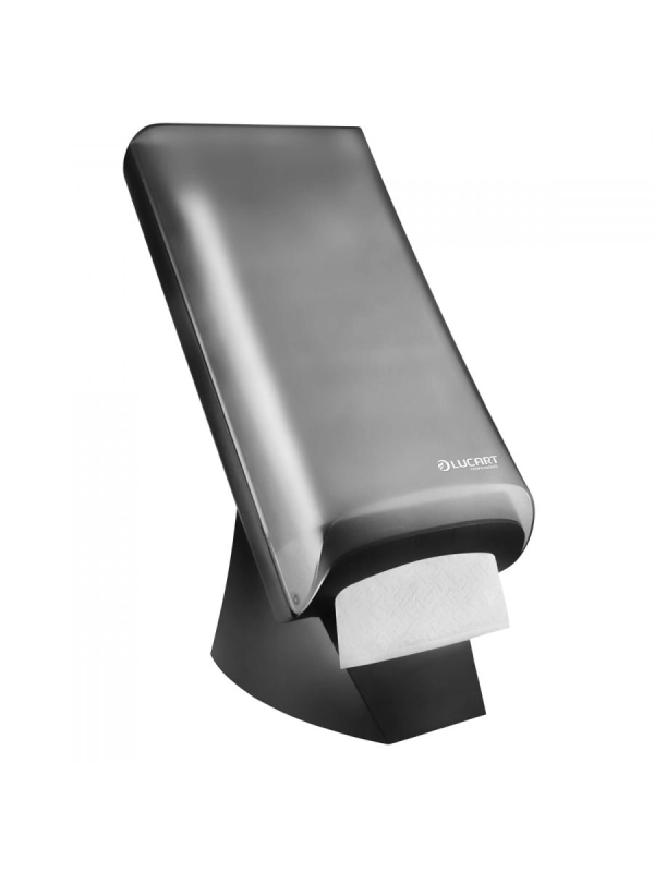 LUCART dyspenser serwetek TableTop N4 stojący, czarno - szary