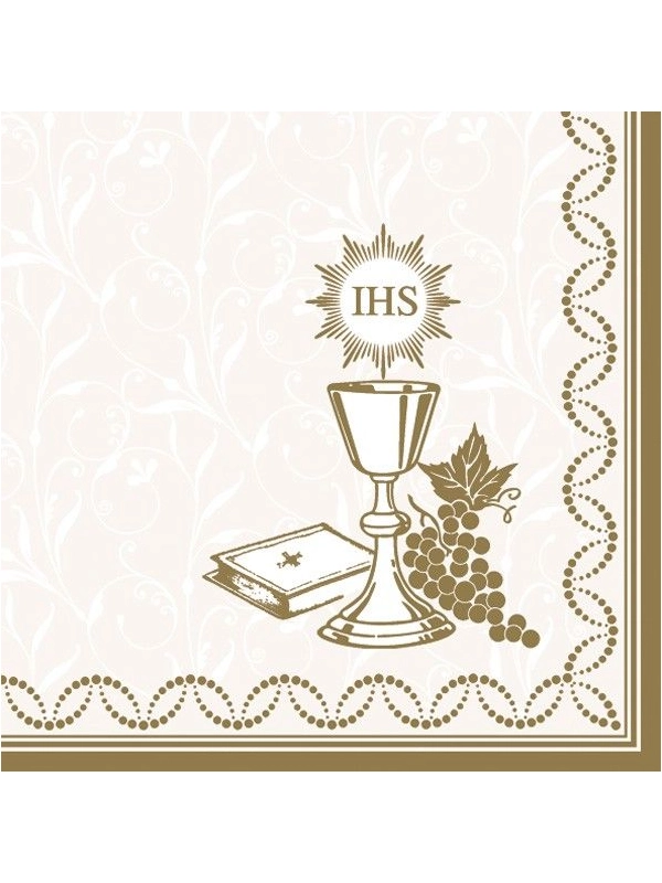 Serwetki 33x33 MAKI KOMUNIA 0005 01 Prayer Book op.20 sztuk