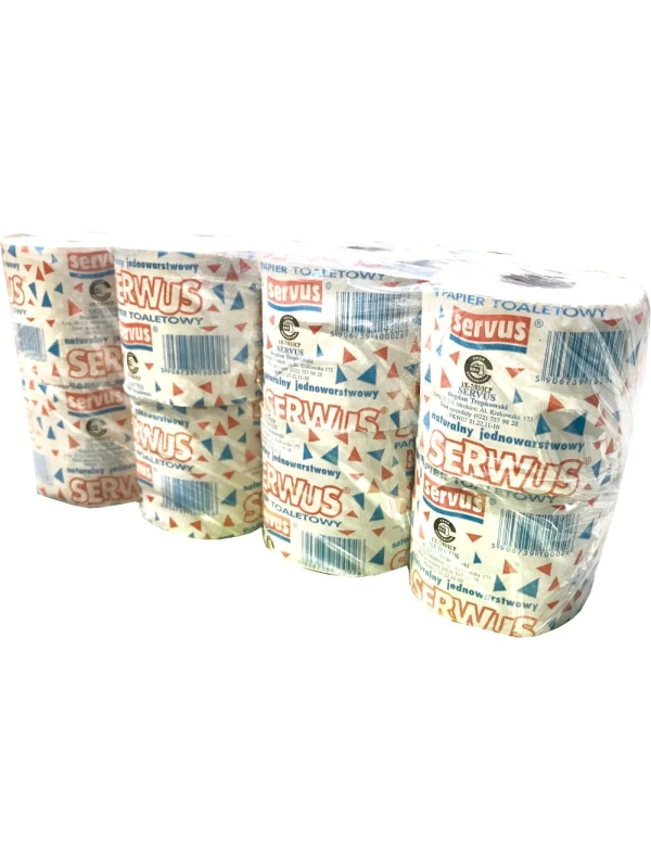 Papier toaletowy SERWUS, 8 sztuk