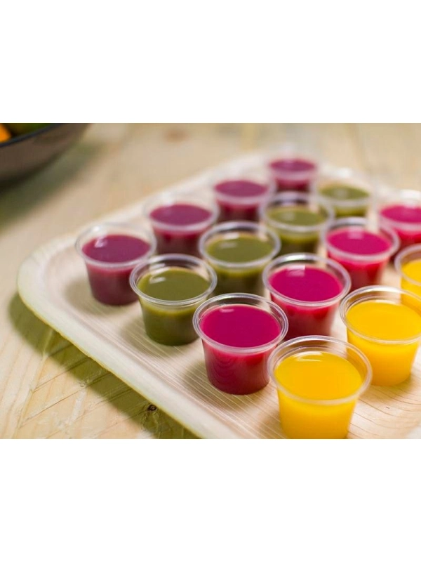 Sosjerka, pojemnik PLA 30ml śr.45xh.35mm VEGWARE biodegradowalna op. 100 sztuk