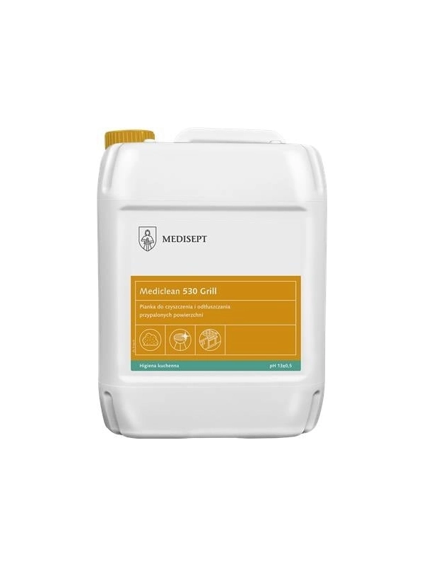 MEDICLEAN 530 Grill Foam 5l Aktywna pianka do czyszczenia i odtłuszczania przypalonych powierzchni