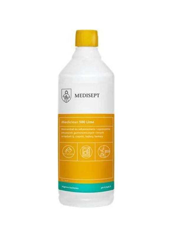 MEDICLEAN MC580 Lime Clean 1l (k/12), odkamieniacz do zmywarek i innych urządzeń gastronomicznych