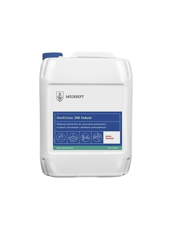 MEDICLEAN MC200 Indust 5L Alkaliczny środek do czyszczenia podłóg, mycie maszynowe i ręczne