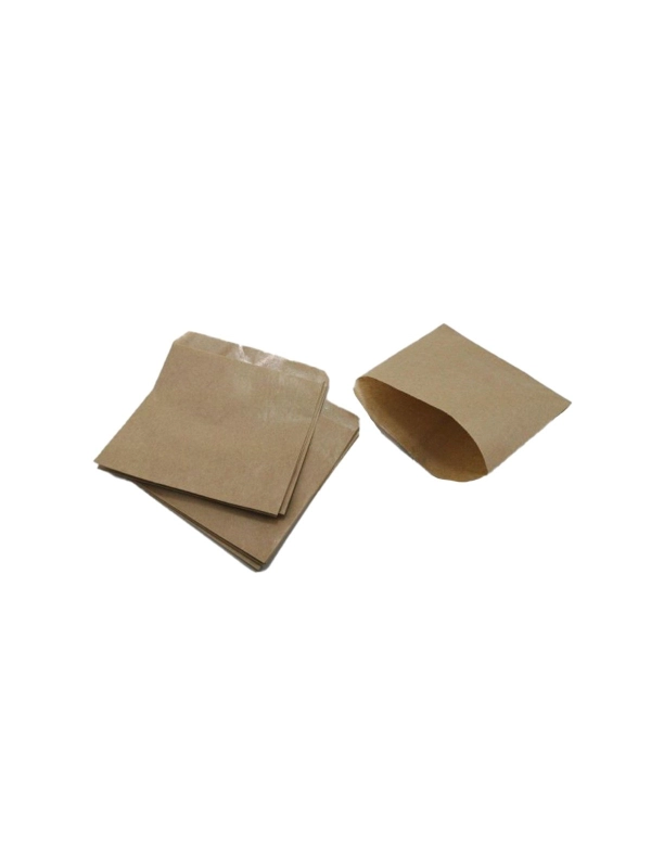 Torebka frytki 110x110mm brązowe BN małe BN 32+10PE, op. 1000 sztuk