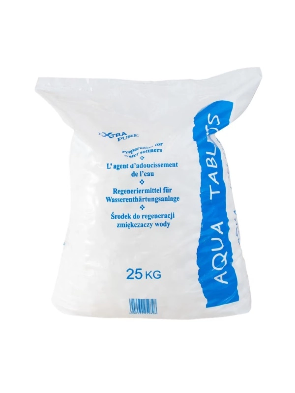 Tabletki solne do uzdatniania wody (sól w tabletkach) 25kg