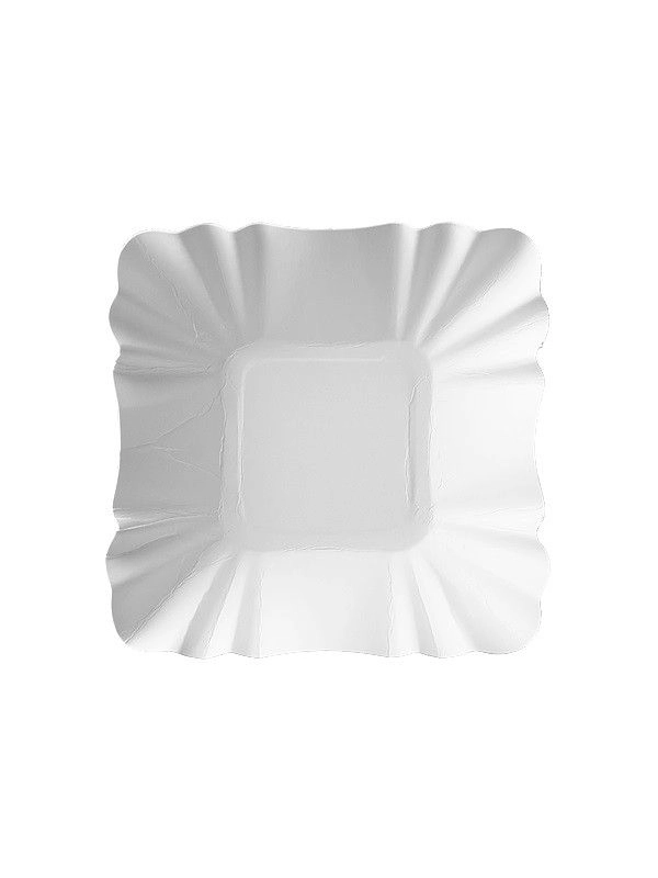 Tacka papierowa 9x9cm BIAŁA h.3 cm TnG op. 500 sztuk
