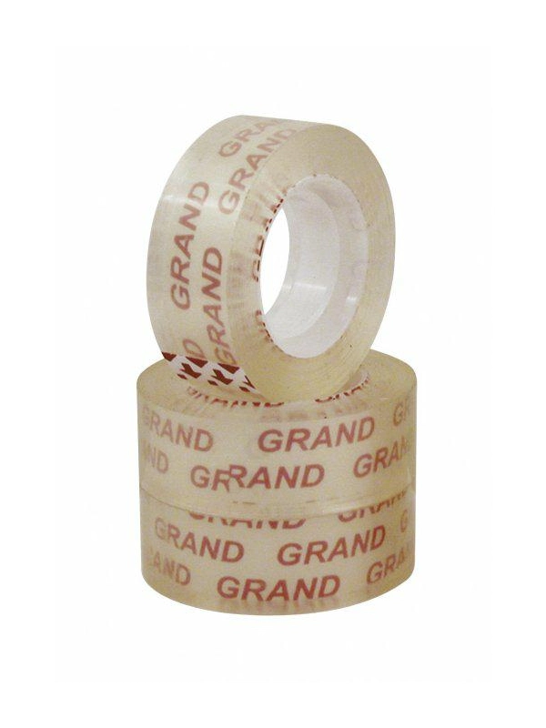 Taśma biurowa przezroczysta GRAND 18mm x 20m op. 8 sztuk