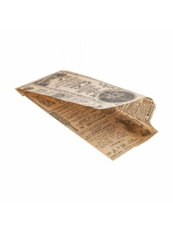 TIMES kraft torebka hot-dog 9 + 3x22cm, tłuszczoodporny pergamin, 500 sztuk
