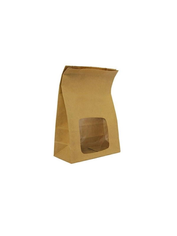 Torba klockowa KRAFT NatureFlex 152x76x223 tłuszczoodporna, biodegradowalna op. 250 sztuk