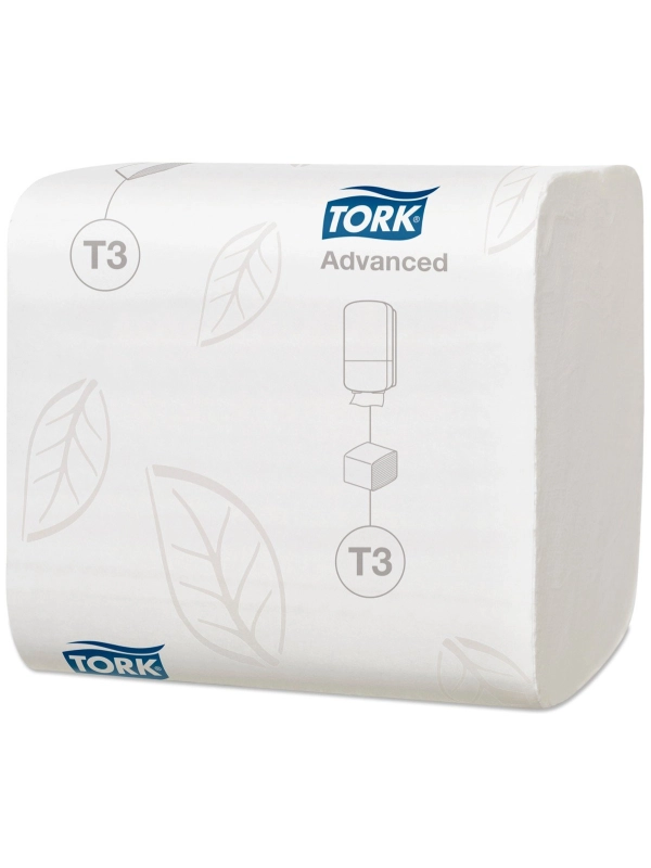 Papier toal. w składce Tork Advanced, biały T3 - 11,2x19cm - 8712 listków - Makulatura