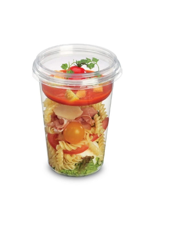 O-BOX pojemnik PP okrągły 500ml op.100szt. (k/10) TUS500