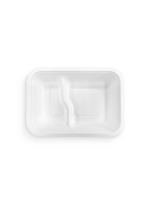 Seria "5" pojemnik z trzciny cukr.1000ml 250x180x40mm, op.50szt. biodegradowalny (k/12) dwudzielny