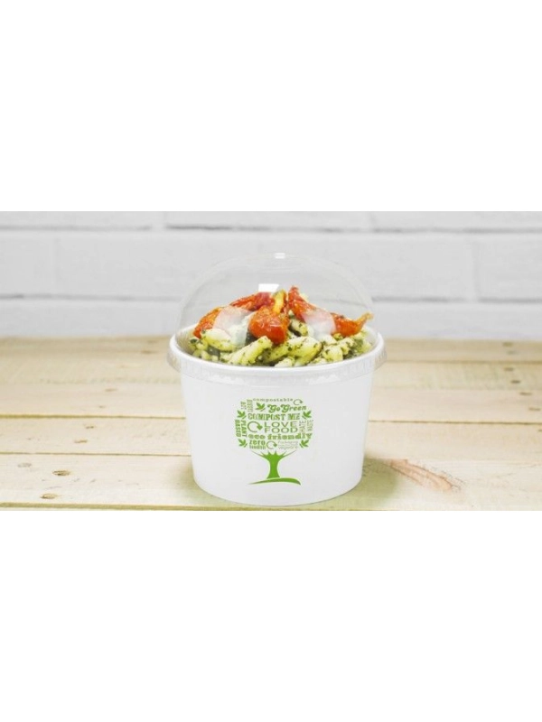 Pojemnik papierowy Green Tree 475ml VEGWARE śr.115mm biodegradowalny op. 25 sztuk