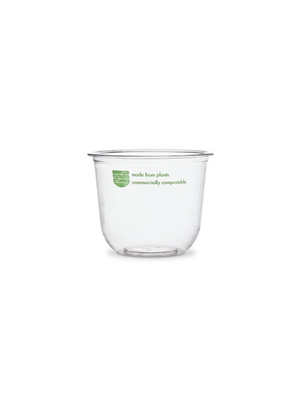 Bella pots pojemnik sałatkowy PLA 375ml op.50szt., fi.96mm, 12oz (k/20)