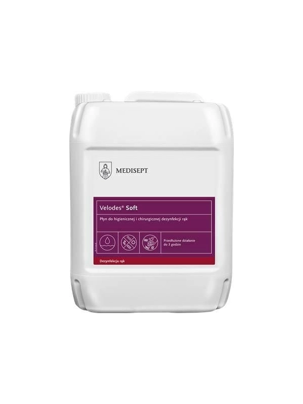 MEDISEPT Velodes Soft 5l płyn do dezynfekcji rąk