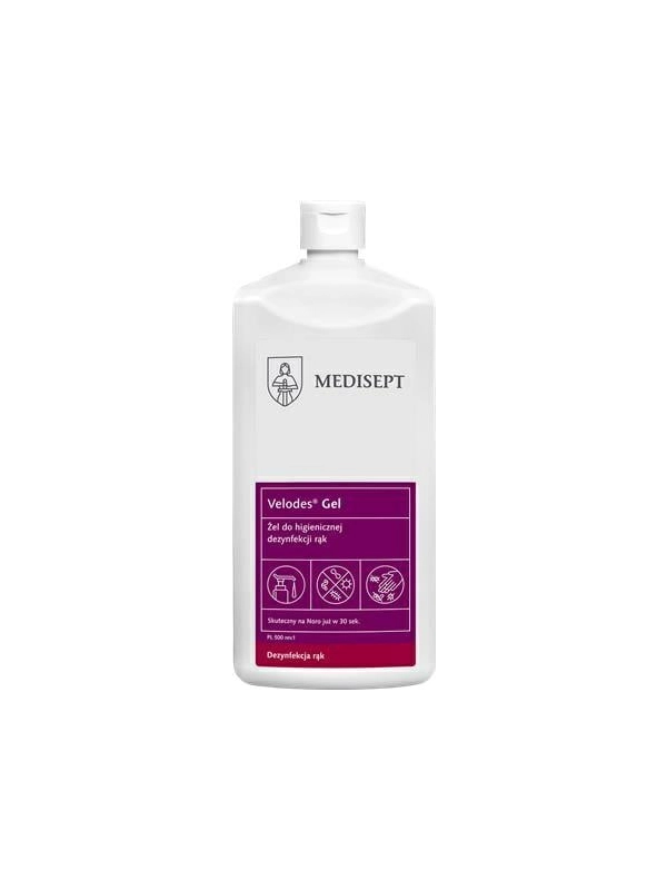 MEDISEPT Velodes Gel 500ml do dezynfekcji rąk (k/24)