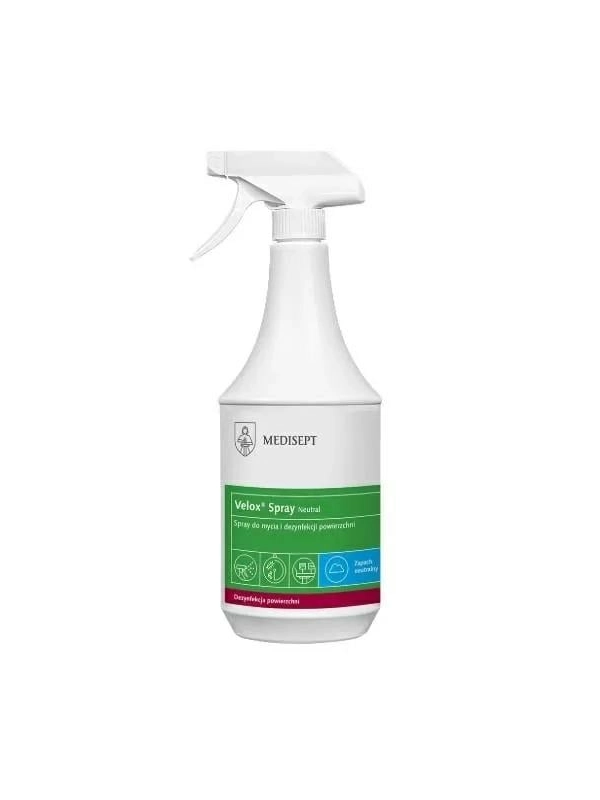MEDISEPT Velox Spray Neutral 1l preparat do mycia i dezynfekcji (k/12)