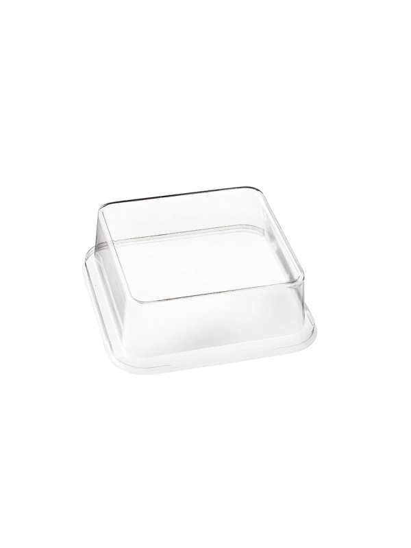Kanopee pokrywka PET transpar. do tacek 10,3x10,3x3,5cm, op.100 szt. SUSHI (k/4)