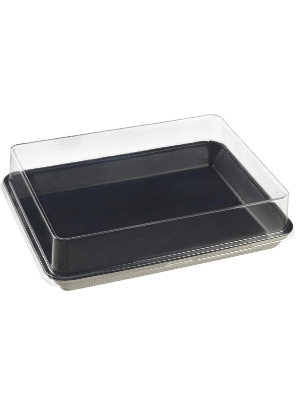 Kanopee pokrywka PET transpar. do tacek 20,3x15,3x3,5cm, op.100szt. SUSHI (k/4)