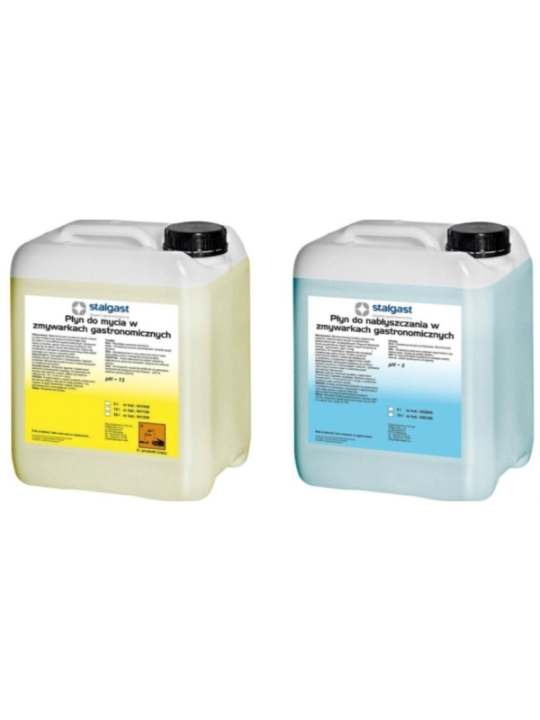Płyn myjący 10L + nabłyszczacz 10L Stalgast 641100 + 642100 ZESTAW