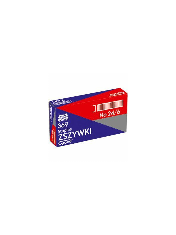 Zszywki 24/6 LONG RIVER 369 GRAND 10x1000 sztuk