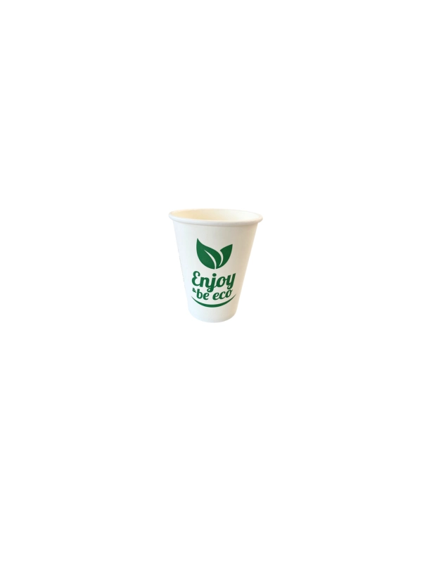 Kubek zero plastik, nadruk Enjoy eco poj. 250ml  50szt
