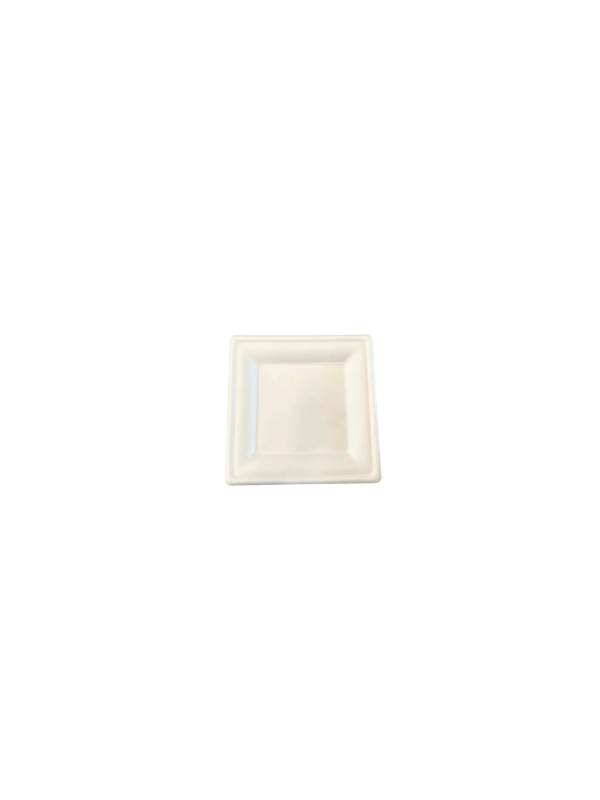 Talerz kwadrat 16x16cm NATURE bio pulpa trzcina 50szt