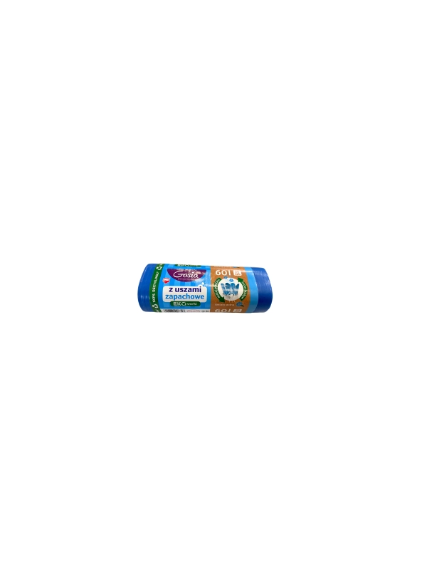 Worki na śmieci 60L z uszami zapachowe 20szt